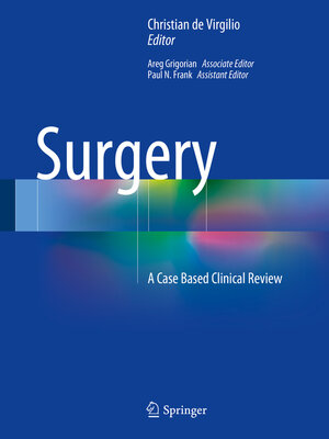 cover image of Surgery